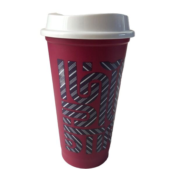 Starbucks 2013 Holiday Abstract Reusable Coffee Cup New - Picture 1 of 8